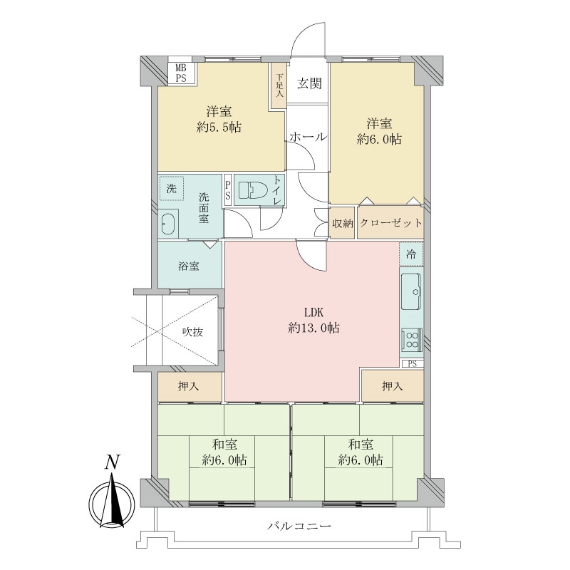 ふれんず 福岡市西区の中古マンション 新築マンション検索結果 間取りタイプ ４ldk以上