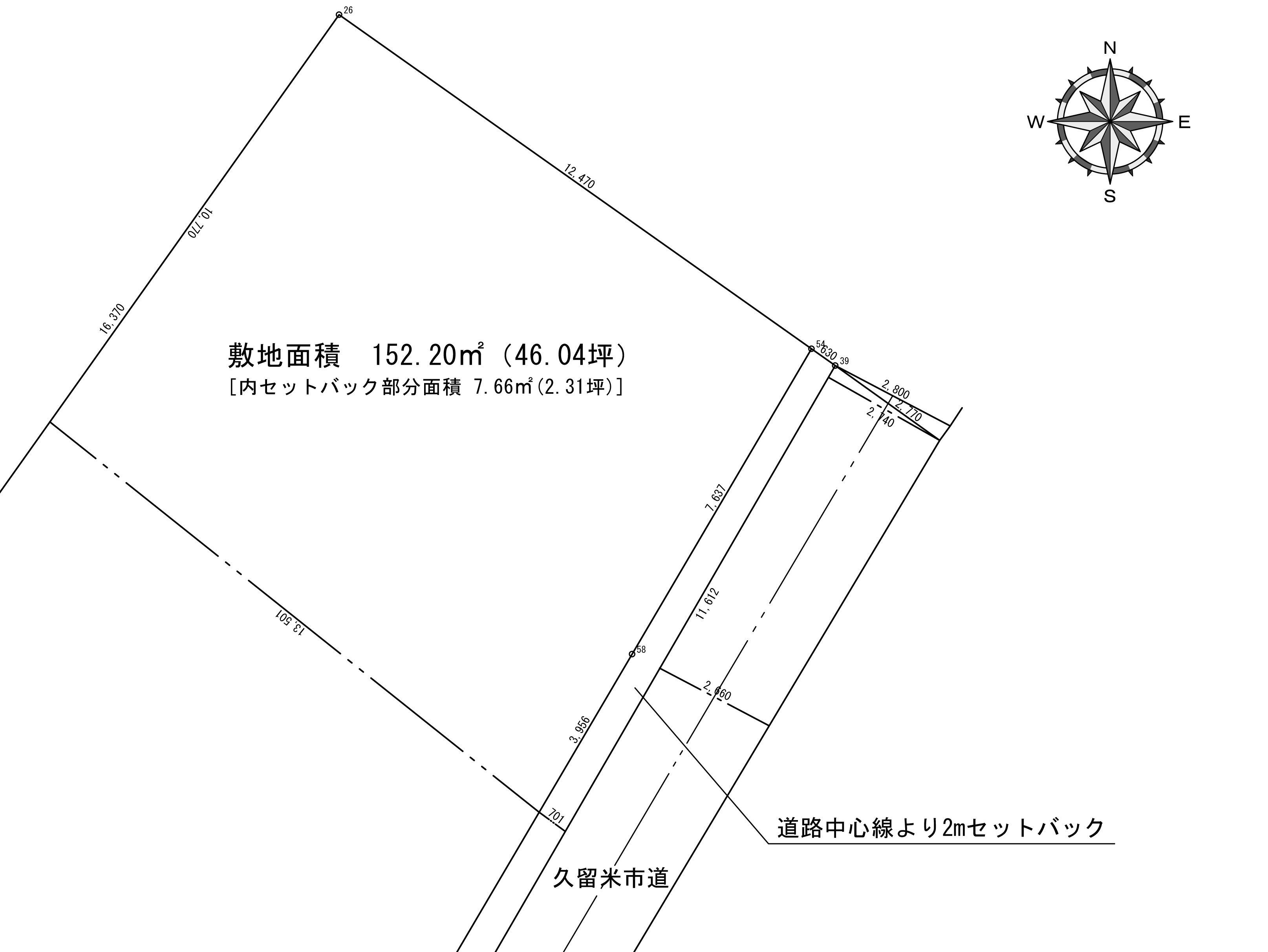 ふれんず 久留米市津福本町 西鉄天神大牟田線津福駅の物件詳細 売地 売土地