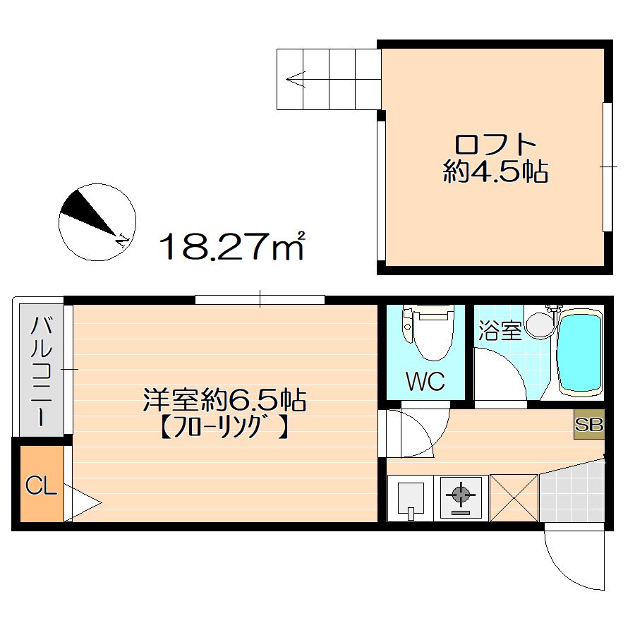 ふれんず 福岡市営地下鉄空港線 中洲川端駅 の賃貸マンション アパート 一戸建 貸家 検索結果 設備 ロフト