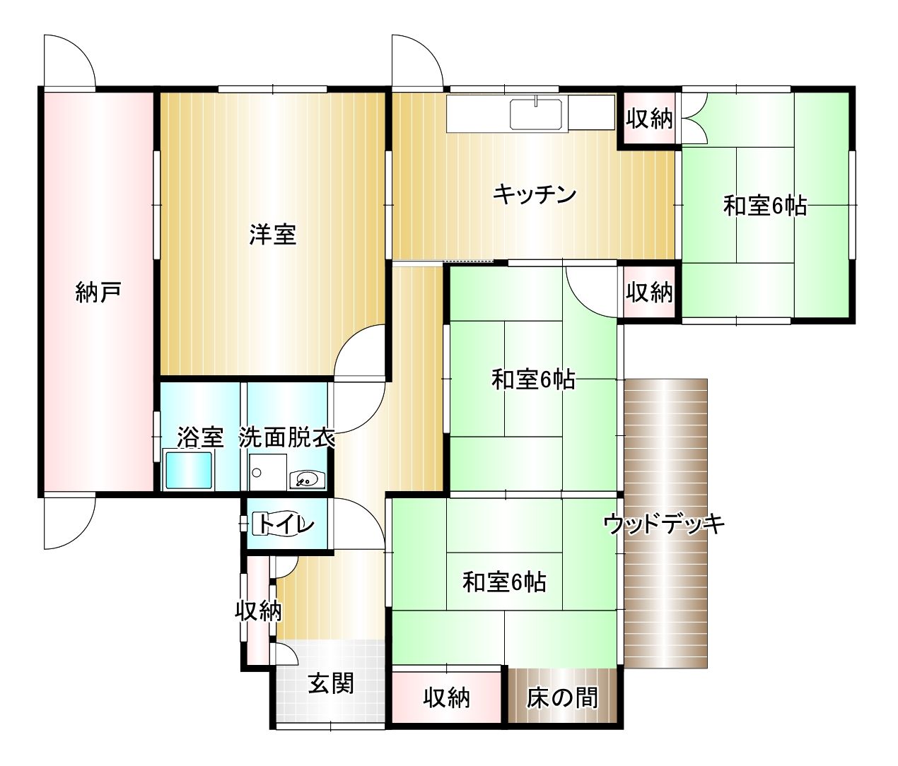 ふれんず 賃貸マンション アパート 一戸建 貸家 検索結果 間取りタイプ ４k