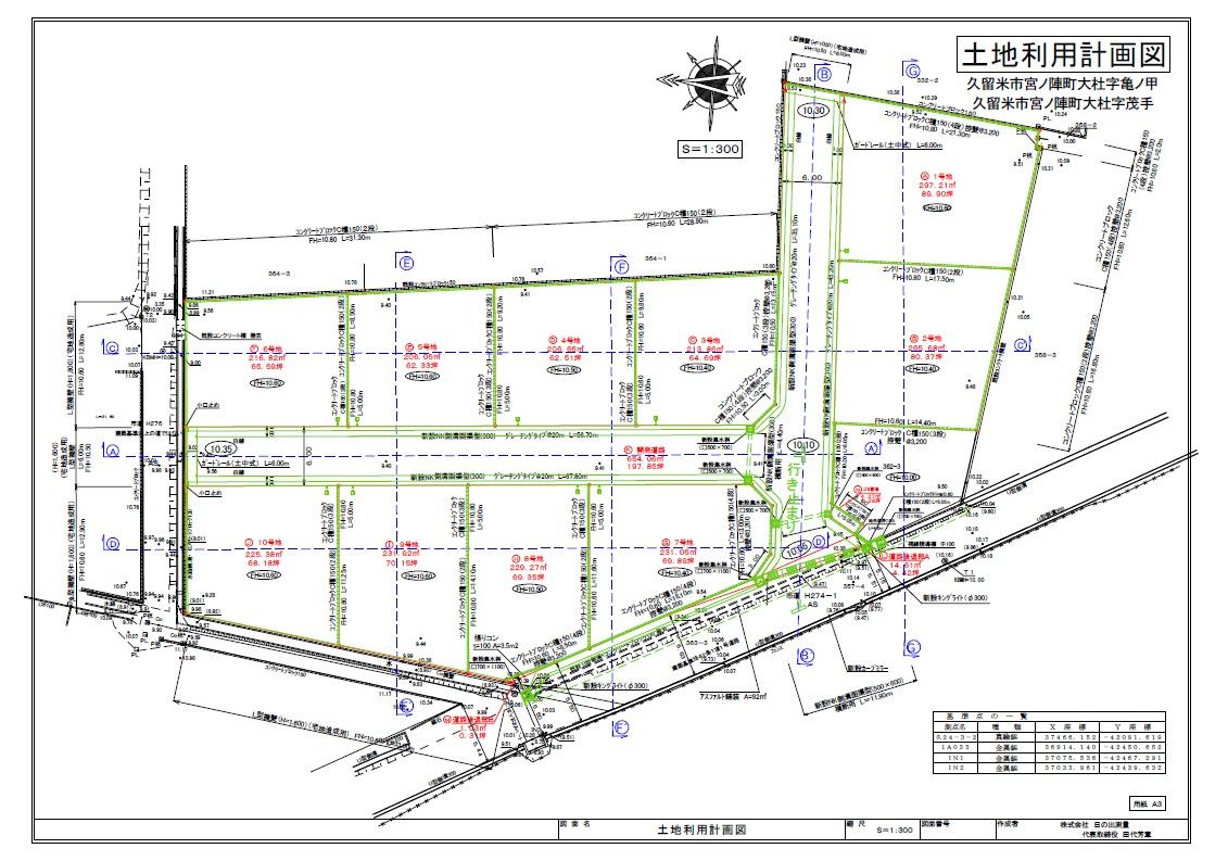 0030525 高品質 久留米市土地宝典 地番地積地目賃貸価格等級入図 大日本帝国市町村地図刊行会